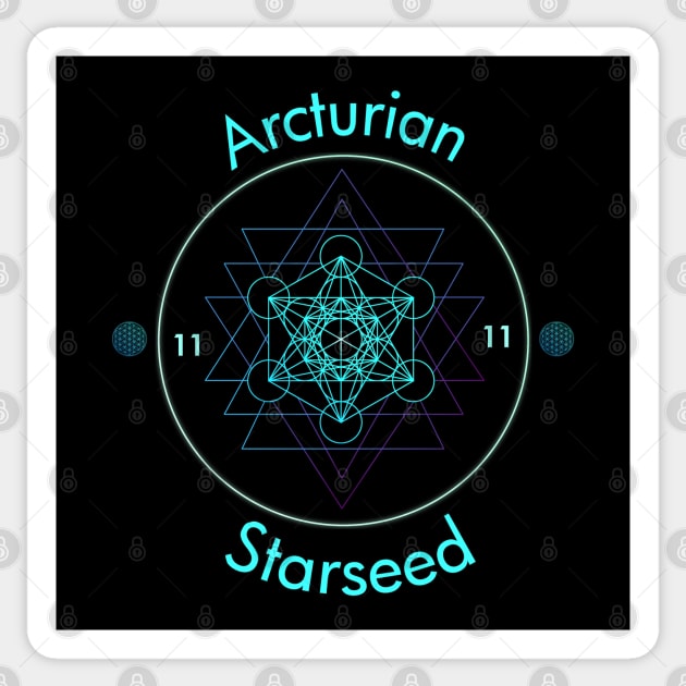 Arcturian Starseed Ascension Sticker by Bluepress